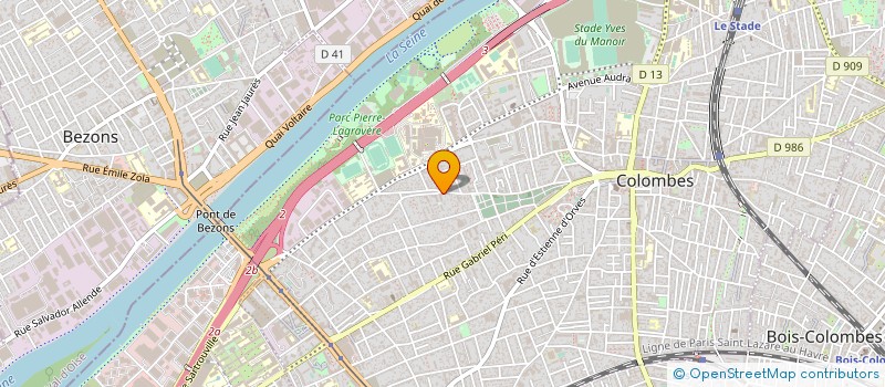 localisation de l'entreprise D C MULTISERVICES à COLOMBES