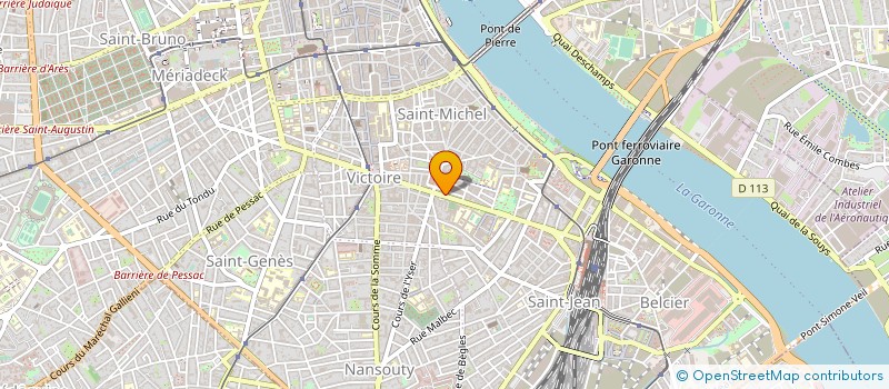 localisation de l'entreprise D.C.N.I à BORDEAUX