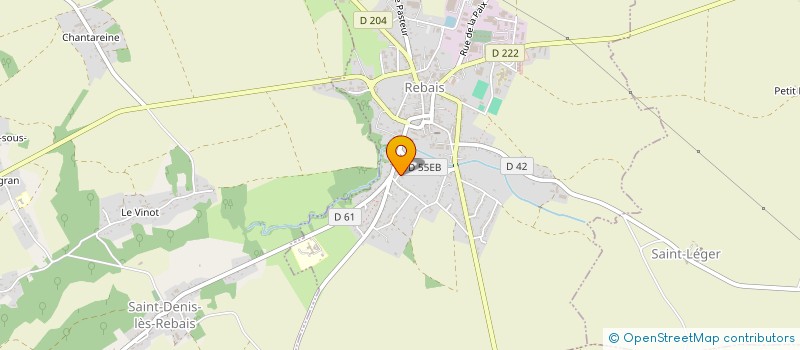 localisation de l'entreprise D.C.N.V.  REBAIS