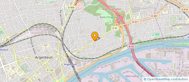 localisation de l'entreprise D.C.NET à ARGENTEUIL