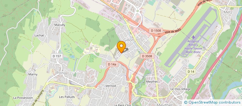 localisation de l'entreprise D C NETTOYAGE à ANNECY