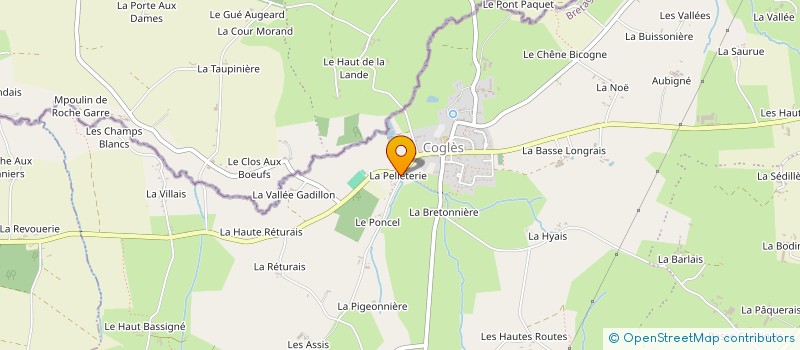 localisation de l'entreprise D.C.O. SERVICES  LES PORTES DU COGLAIS