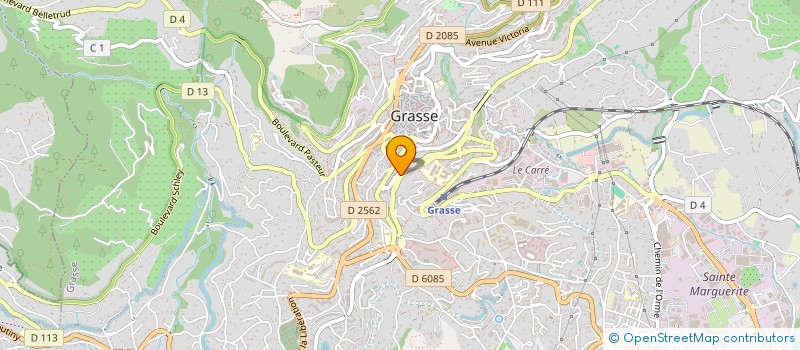 localisation de l'entreprise D.C.P à GRASSE