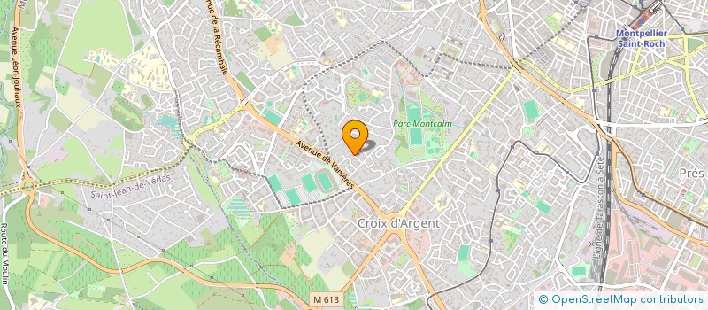 localisation de l'entreprise D.C.P. à MONTPELLIER