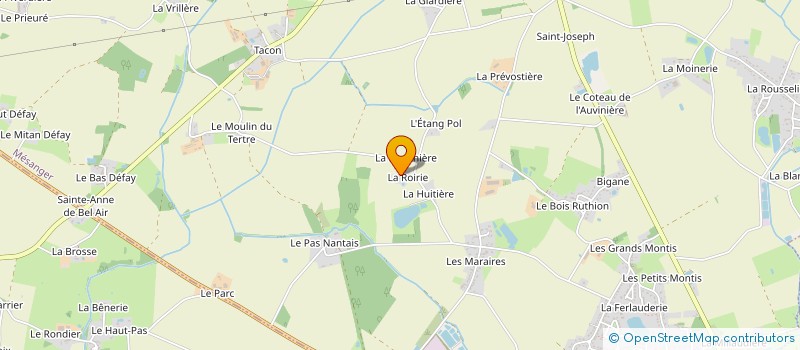 localisation de l'entreprise D.C.P.  MESANGER