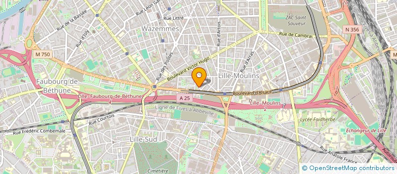 localisation de l'entreprise D.C.P.E. INVESTISSEMENTS  LILLE