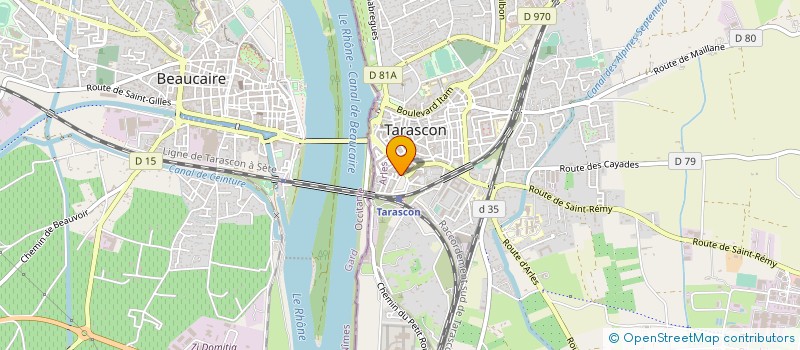 localisation de l'entreprise D.C.P. LA PLACE  TARASCON