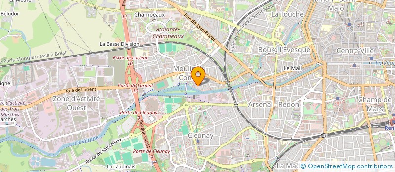 localisation de l'entreprise D&C PATRIMOINE à RENNES