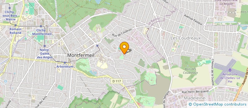 localisation de l'entreprise D.C PLOMBERIE à MONTFERMEIL