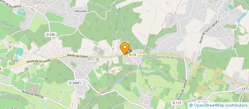 localisation de l'entreprise D.C.R.  CENAC