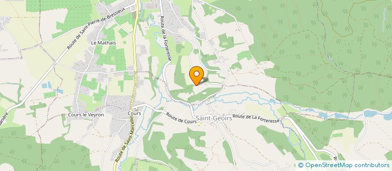 localisation de l'entreprise D.C.R.F  SAINT-ETIENNE-DE-SAINT-GEOIRS