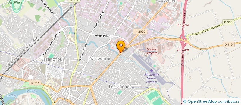 localisation de l'entreprise D.C.R.M.B  MONTAUBAN