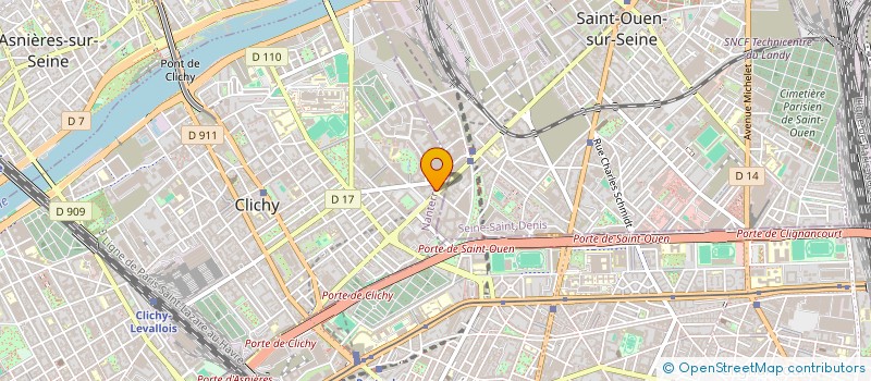 localisation de l'entreprise D.C. RENOV à CLICHY
