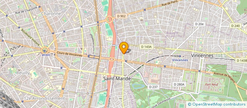 localisation de l'entreprise D.C.S. à SAINT-MANDE