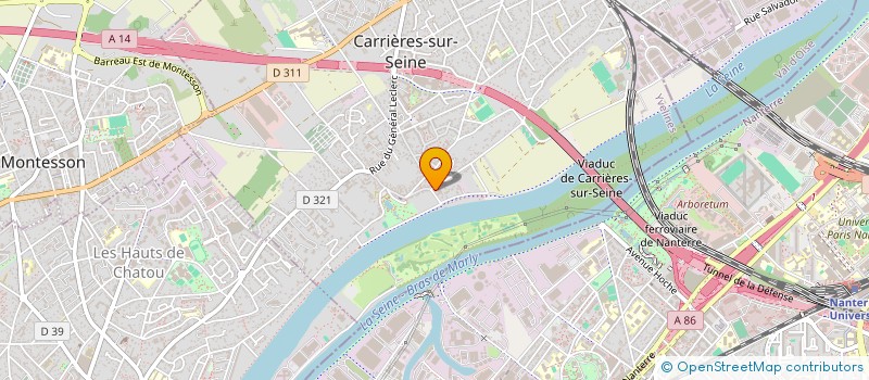 localisation de l'entreprise D.C.S. BUSINESS à CARRIERES-SUR-SEINE