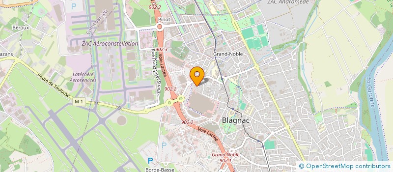 localisation de l'entreprise D.C.T FRANCE à BLAGNAC