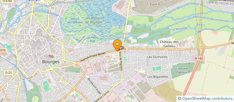 localisation de l'entreprise D C T SERVICES ANCIENS ETB BORDINAT à BOURGES