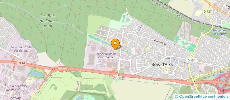localisation de l'entreprise D&C WELLNESS à BOIS-D'ARCY