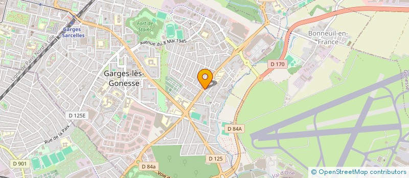 localisation de l'entreprise D-CAB  GARGES-LES-GONESSE