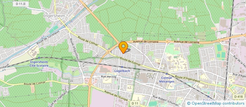 localisation de l'entreprise D-CAL  INGERSHEIM