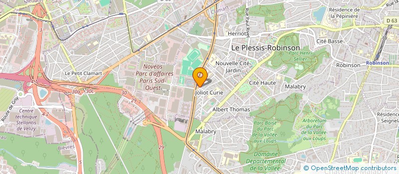 localisation de l'entreprise D.CAR à LE PLESSIS-ROBINSON