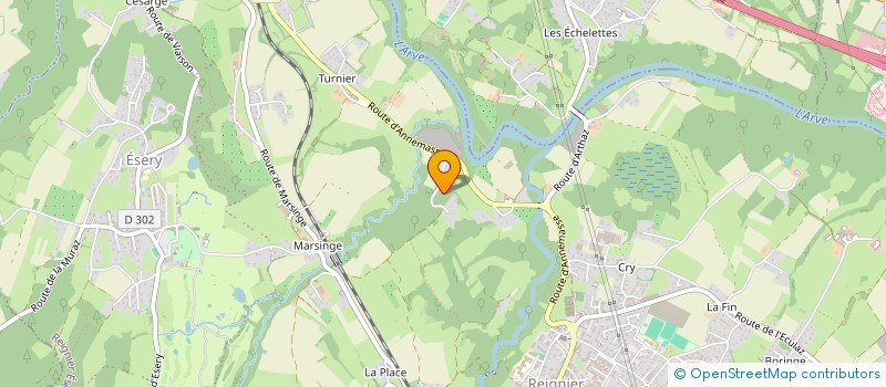 localisation de l'entreprise D CHAUD  ARBUSIGNY