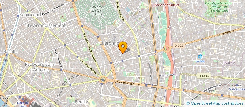 localisation de l'entreprise D. CHEN  PARIS