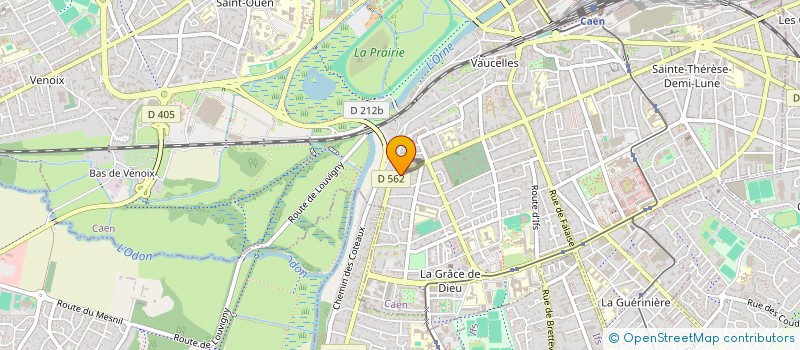localisation de l'entreprise D.CLAIS à CAEN