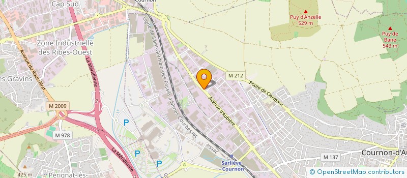 localisation de l'entreprise D'CLASS MENAGER  COURNON-D'AUVERGNE