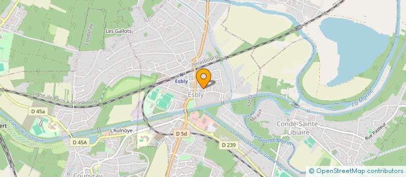 localisation de l'entreprise D-CLIC à ESBLY