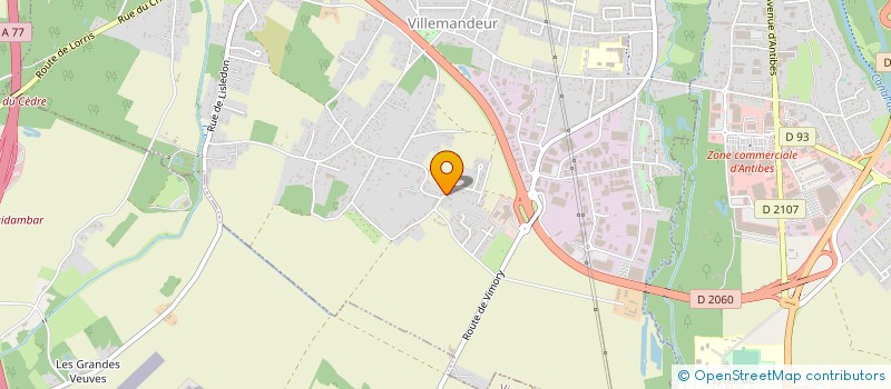 localisation de l'entreprise D-CLIC à VILLEMANDEUR