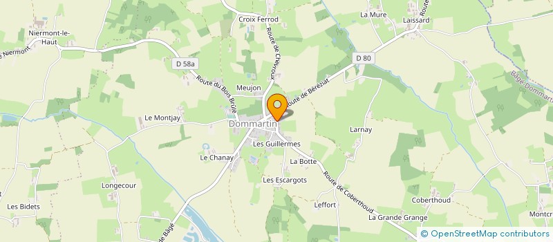 localisation de l'entreprise D'CLIC à BAGE-DOMMARTIN