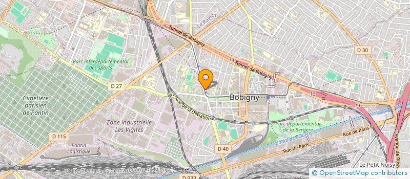 localisation de l'entreprise D'CLIC à BOBIGNY