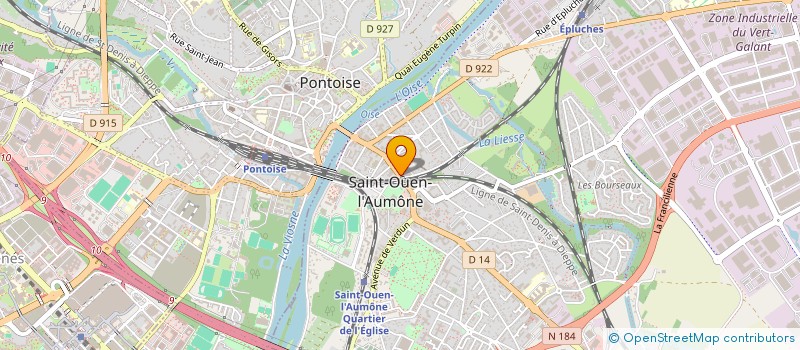 localisation de l'entreprise D'CLIC FENETRES à SAINT-OUEN-L'AUMONE