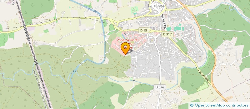 localisation de l'entreprise D-CLICK  LAMBESC