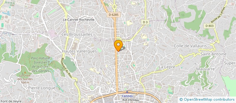localisation de l'entreprise D CLIM SERVICE à CANNES