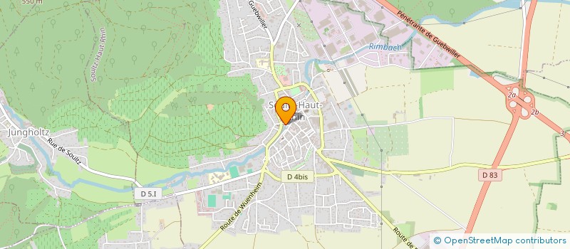 localisation de l'entreprise D&CO  SOULTZ-HAUT-RHIN