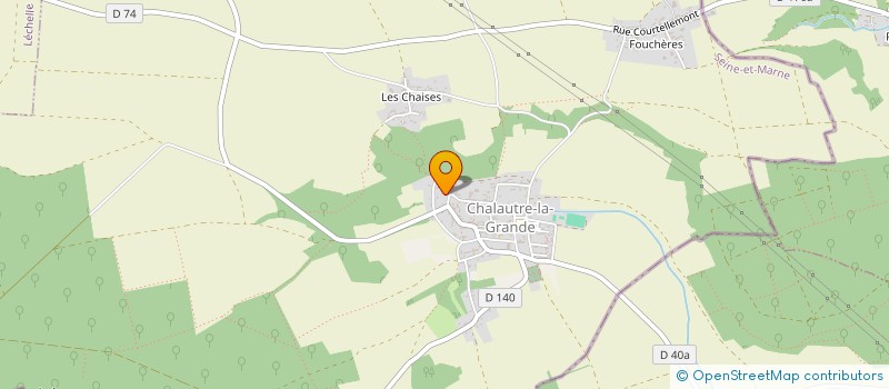 localisation de l'entreprise D&CO ELECTRICITE SOLUTIONS  CHALAUTRE-LA-GRANDE