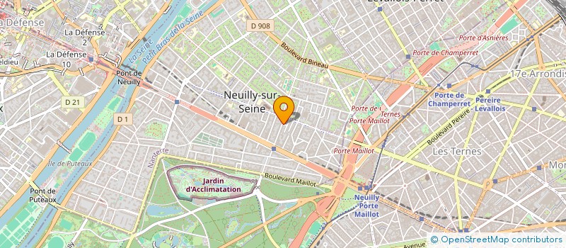 localisation de l'entreprise D-CODES à NEUILLY-SUR-SEINE