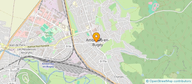 localisation de l'entreprise D'COIFFE à AMBERIEU-EN-BUGEY