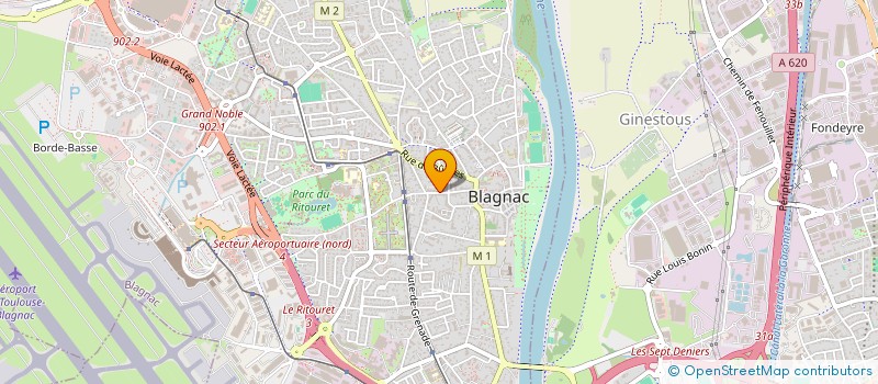 localisation de l'entreprise D.CONCEPTS  BLAGNAC