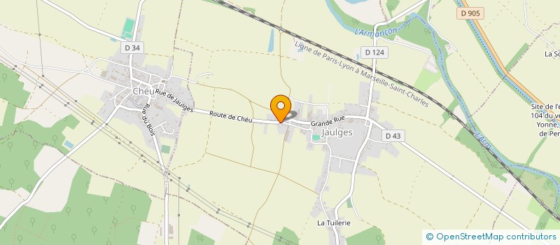 localisation de l'entreprise D. CONIGLIO  JAULGES