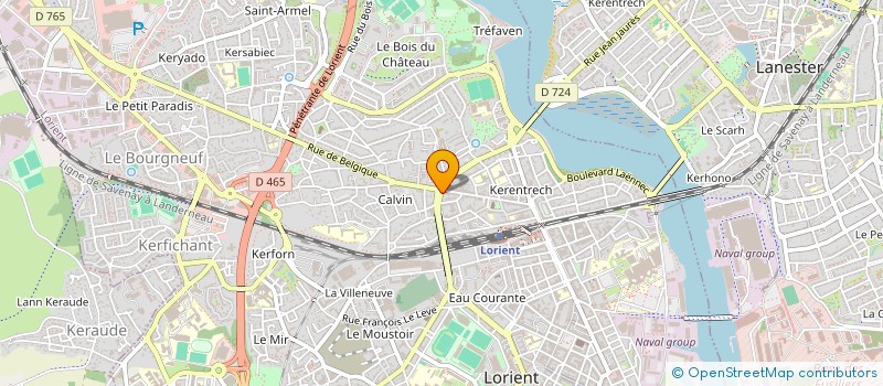 localisation de l'entreprise D-COSOL  LORIENT