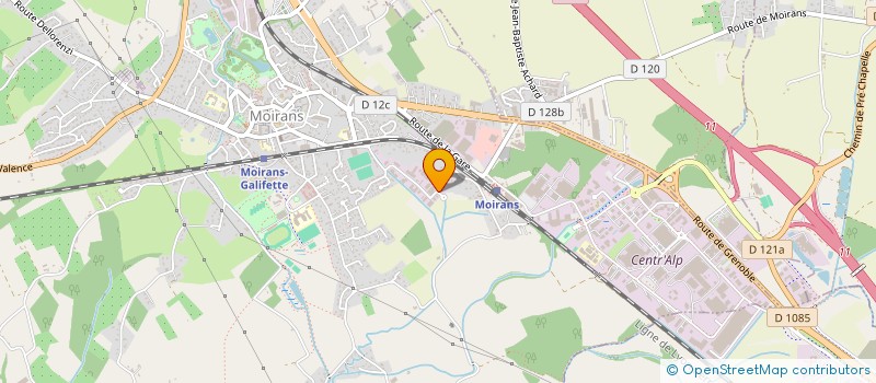 localisation de l'entreprise D COUPE DES ALPES  MOIRANS