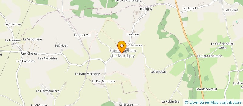 localisation de l'entreprise D.COURSAUX CONSULTING à SAINT-GERMAIN-DE-MARTIGNY
