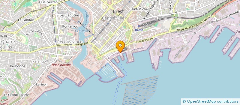 localisation de l'entreprise D + D à BREST