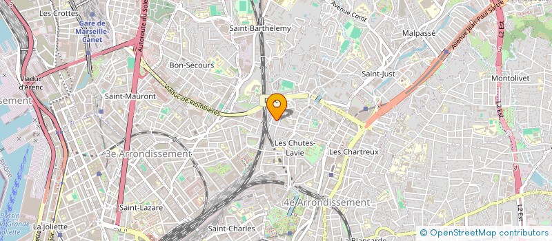 localisation de l'entreprise D & D à MARSEILLE