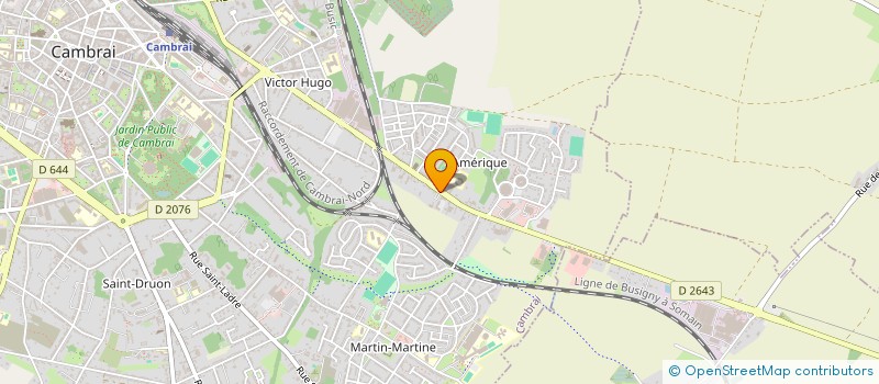 localisation de l'entreprise D&D  CAMBRAI