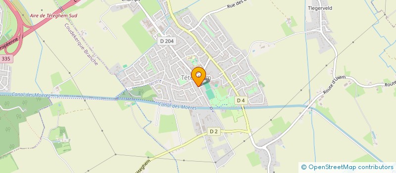 localisation de l'entreprise D.D  TETEGHEM-COUDEKERQUE-VILLAGE