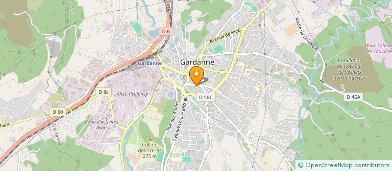 localisation de l'entreprise D & D à GARDANNE
